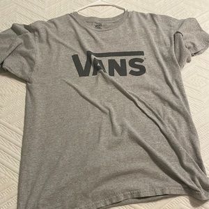 Vans grey logo tee
